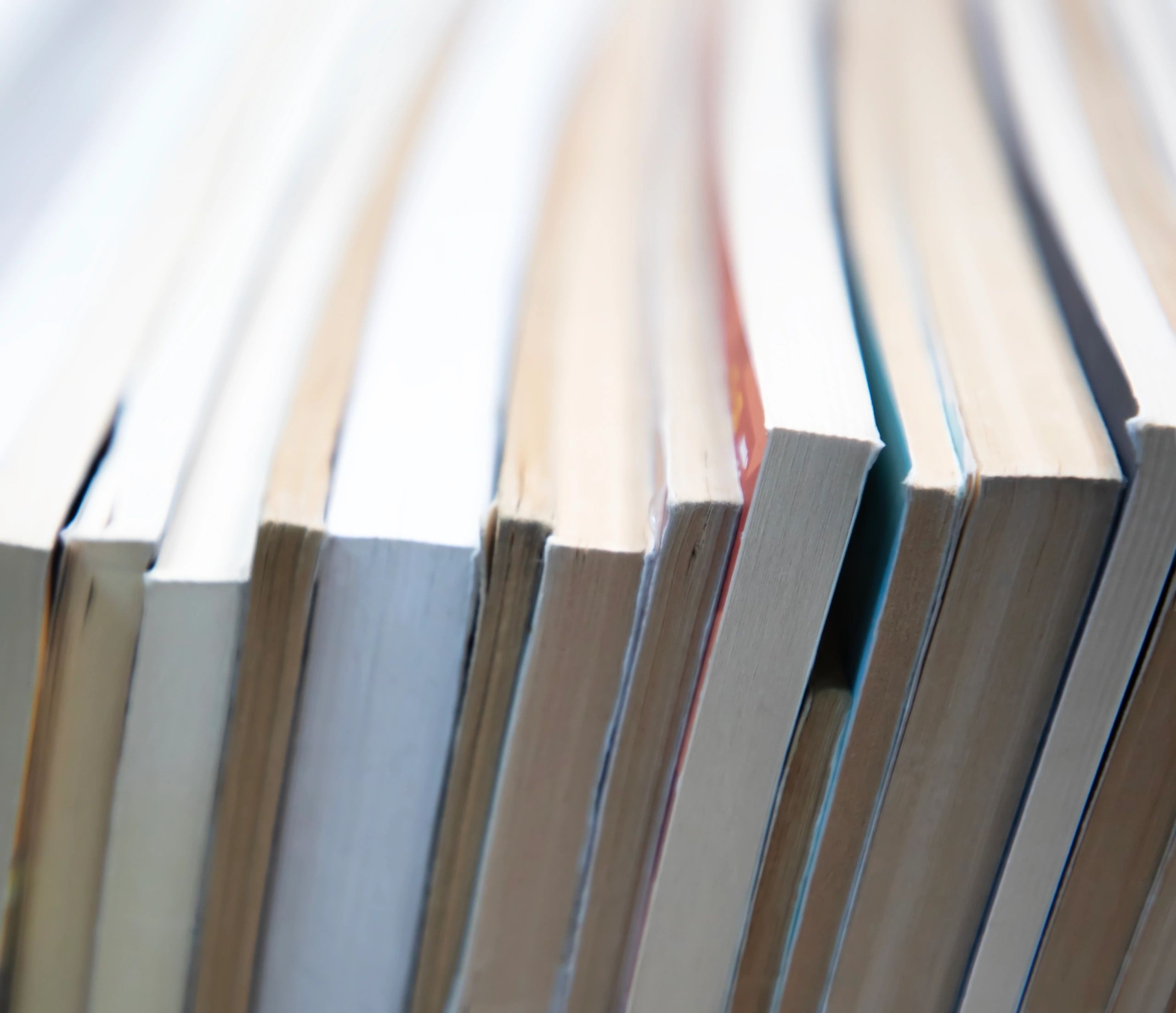 Stack of books with copy space